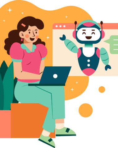 Person pausing before using AI, representing the habit of letting AI think first